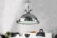 Lampy sufitowe - Invicta Interior Lampa wisząca Marley Small Chrom i-22856 - miniaturka - grafika 1