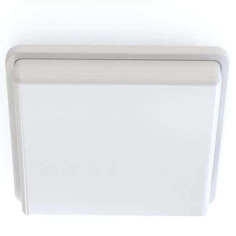 Nowodvorski Prostokątny plafon / kinkiet do łazienki TAHOE II 25cm 2xE27 biały 10037
