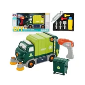 Samochody i pojazdy dla dzieci - Śmieciarka do skręcania z narzędziami i wkrętarką Lena - model lub pojazd - miniaturka - grafika 1