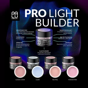 Palu - Pro Light Builder Gel Powder Pink/90g - Żele do paznokci - miniaturka - grafika 4