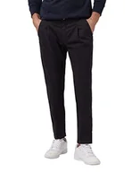 Spodenki męskie - Pierre Cardin Męskie spodnie Lyon Tapered, czarne, 35 W / 32 L, czarny, 35W / 32L - miniaturka - grafika 1