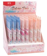 Długopisy - Długopis Automatyczny Sakura Spring Niebieski Mg Display 40 Szt. - miniaturka - grafika 1