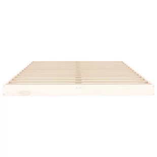 Lumarko Rama łóżka, biała, 120x200 cm, lite drewno sosnowe - Łóżka - miniaturka - grafika 6