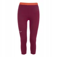 Pozostała odzież narciarska - SALEWA LEGGINSY CRISTALLO WARM 3/4 00-0000028210_6360 r S - miniaturka - grafika 1