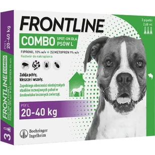 Frontline FRONTLINE Combo Spot-On dla psa pipeta L 3x2,68ml - Artykuły przeciw pasożytom - miniaturka - grafika 1