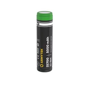 Akumulator Armytek 21700 Li-Ion 5000 mAh - Latarki - akcesoria - miniaturka - grafika 1