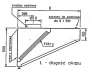 Okapy kuchenne - Optimet OP-0502 1200/900 - miniaturka - grafika 1