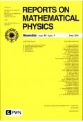 Czasopisma - reports on mathematical physics 85/3 polska - miniaturka - grafika 1