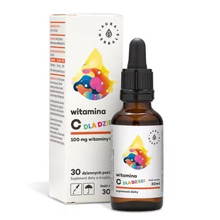 Aura Herbals Witamina C Dla Dzieci (100mg) krople (30ml) WITAMINA C DZIECI - Witaminy i minerały - miniaturka - grafika 1