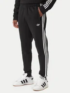 Spodnie sportowe męskie - adidas Spodnie dresowe 3-Stripes KE3562 Czarny Slim Fit - miniaturka - grafika 1