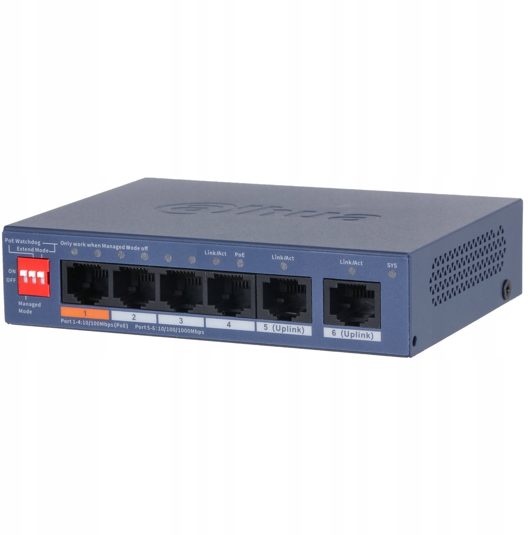 SWITCH POE CS4006-4ET2GT-60 4-PORTOWY DAHUA