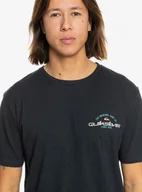 Koszulki męskie - t-shirt QUIKSILVER ARCHED TYPE TEE Black - KVJ0 - miniaturka - grafika 1
