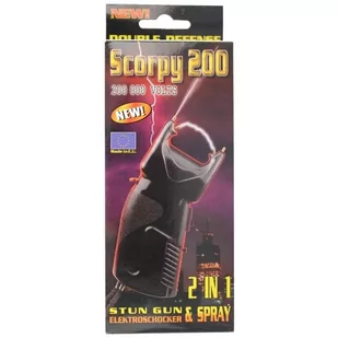 ESP - Paralizator z gazem OC SCORPY 200 - 200 000 V - Paralizatory i pałki elektryczne - miniaturka - grafika 7