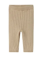 Spodenki dla niemowląt - name it Legginsy "Omun" w kolorze beżowym - miniaturka - grafika 1