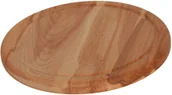 Deski do krojenia - Deska bukowa okrągła fi 20 z rowkiem - miniaturka - grafika 1