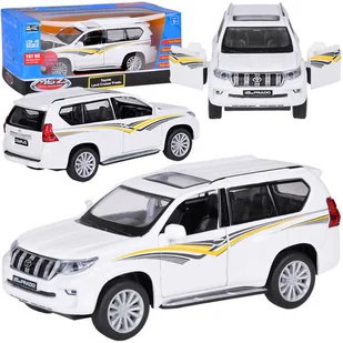 Auto metalowe model TOYOTA LAND CRUISER PRADO światło dźwięk SUV ZA5056 - Samochody i pojazdy dla dzieci - miniaturka - grafika 1
