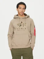 Bluzy męskie - Alpha Industries Bluza Camo Tpu 146337 Beżowy Regular Fit - miniaturka - grafika 1
