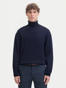 Jack & Jones Golf Milano 12285093 Granatowy Relaxed Fit - Swetry męskie - miniaturka - grafika 1