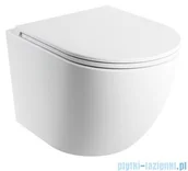 Kompakty WC - Omnires Ottawa Silent Power™ miska WC wisząca + deska wolnoopadająca biały mat OTTAWASPXMWBM - miniaturka - grafika 1