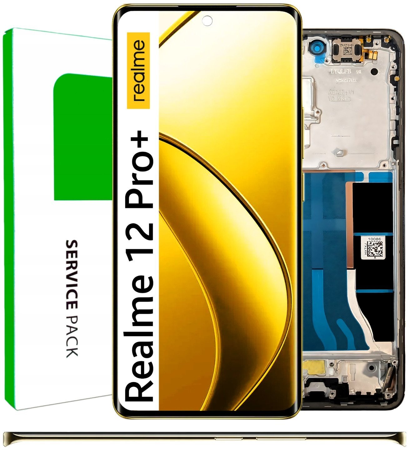 Wyświetlacz do Realme 12 Pro Plus Ekran LCD Ramka Oryginał Zila RMX3840 5904858381104