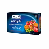 Konserwy i dania rybne - Helcom Sardynki w sosie pomidorowym 125 g - miniaturka - grafika 1