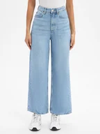 Spodnie damskie - Marc O'Polo Dżinsy - Tova Long Kobiety Lyocell niebieski jednolity, 26-30 - miniaturka - grafika 1