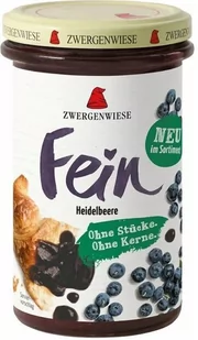 Zwergenwiese Pasta jagodowa bezglutenowa 280 g - Konfitury, marmolady, powidła - miniaturka - grafika 1