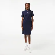 Sukienki - Lacoste damska sukienka polo z dzianiny pika - miniaturka - grafika 1