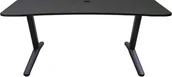 Biurka gamingowe - Biurko Marco Game Royal Czarne 140 cmx68 cm - miniaturka - grafika 1