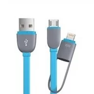 Kable USB - Libox Kabel USB Libox micro USB Lightning 1m LB0066N - miniaturka - grafika 1