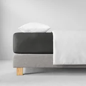 Prześcieradła - Prześcieradło Z Gumką Jersey 905 : Kolor - 905/schiefer, Wymiary - 100/220 - miniaturka - grafika 1