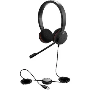 Jabra Evolve 20 Duo czarne - Słuchawki - miniaturka - grafika 1