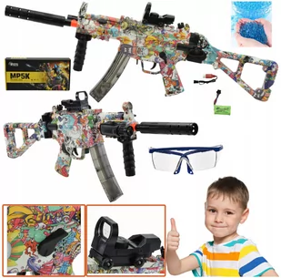 KARABIN PISTOLET AUTOMAT NA KULKI ŻEL STRZAŁKI 2W1 - Zabawki militarne KARABIN PISTOLET AUTOMAT NA KULKI ŻEL STRZAŁKI 2W1 - Zabawki militarne - miniaturka - grafika 1