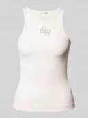 Koszulki i topy damskie - Top z efektem prążkowania model ‘GUENDALINA’ - miniaturka - grafika 1