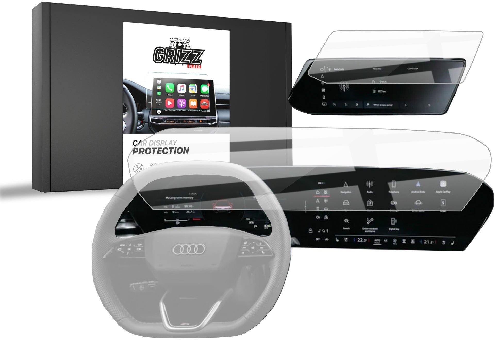 GrizzGlass CarDisplay Protection do Audi Q5 14,5