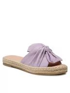 Espadryle damskie - Deezee Espadryle WSS990-101 Fioletowy - miniaturka - grafika 1