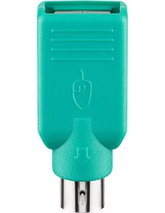 Goobay USB ADAP A-F/PS2-M USB A F PS2 M Zielony, Adapter - Adaptery i przejściówki - miniaturka - grafika 1