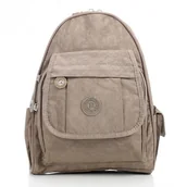 Plecaki - MODNY PLECACZEK DAMSKI W KOLORZE BEŻU SP-10-BG - miniaturka - grafika 1