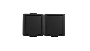 Timex elektro LOFT Gniazdo podwójne z/u IP44 z klapką czarne GNt-6J CZ GNt-6J CZ - Gniazdka elektryczne - miniaturka - grafika 1