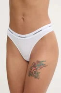 Majtki damskie - Guess Jeans stringi kolor biały W4BZ29 KBBU1 - miniaturka - grafika 1