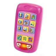 Zabawki interaktywne dla dzieci - DUMEL 42038 Discover Rymujący Smartfonik PINK - miniaturka - grafika 1