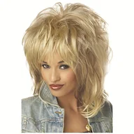 Pozostałe akcesoria fryzjerskie - TEMU Hairjoy Soul Krótka Blond Syntetyczna Peruka z - Odporna na Ciepło, Regulowana Metalowa Baza dla Kobiet, Kostium Karnawałowy Halloween, - miniaturka - grafika 1