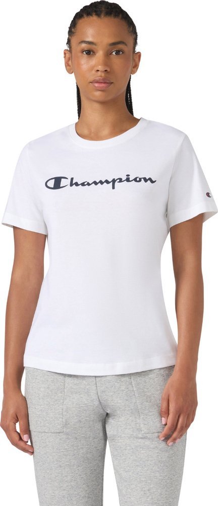 Champion Koszulka damska Champion Short Sleeve biała 118428 WW001 S