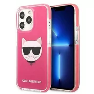 Etui i futerały do telefonów - Karl Lagerfeld Obudowa dla telefonów komórkowych Choupette Head na Apple iPhone 13 Pro KLHCP13LTPECPI - miniaturka - grafika 1