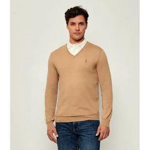 POLO RALPH LAUREN Wełniany sweter Slim Fit - Swetry męskie - miniaturka - grafika 1