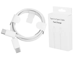 Kabel USB Typu C, wtyk - wtyk, 1 m, biały. (1LM) - Kable - miniaturka - grafika 2