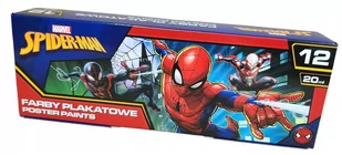 Farby plakatowe SPIDER-MAN 12 kol 20ml MAJEWSKI - Farby i media malarskie - miniaturka - grafika 1