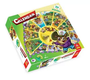 Nieprzypisany Puzzle 25 elementów Okrągłe Calendar 5900511390506 - Puzzle - miniaturka - grafika 1