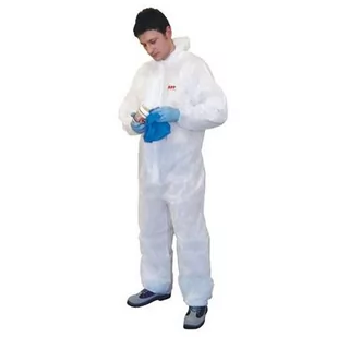 Kombinezon roboczy polipropylen XXL biały APP - Odzież robocza - miniaturka - grafika 1