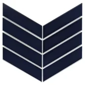 Płytki ceramiczne - Dunin Royal Chevron Midnight - miniaturka - grafika 1